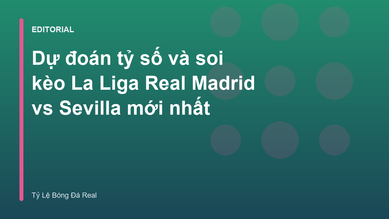 Real Madrid vs Sevilla La Liga